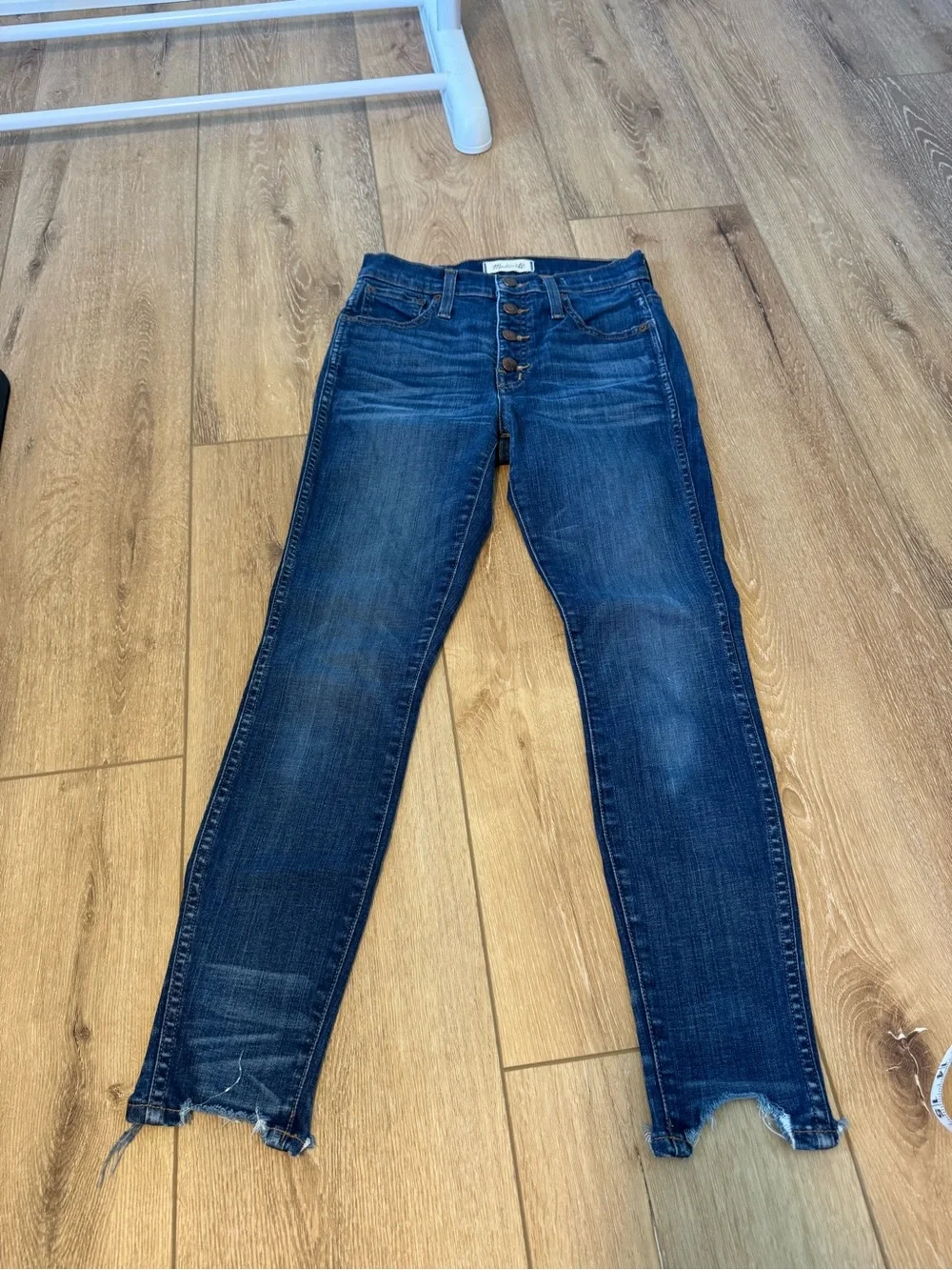 MADEWELL 10” HIGH RISER SKINNY SKINNY JEANS SIZE 25S